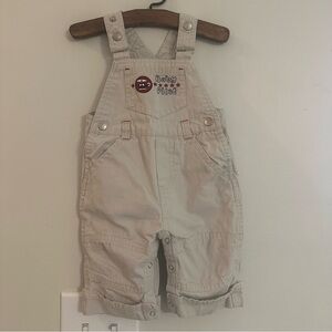 Faded Glory Beige Baby Pilot Overalls